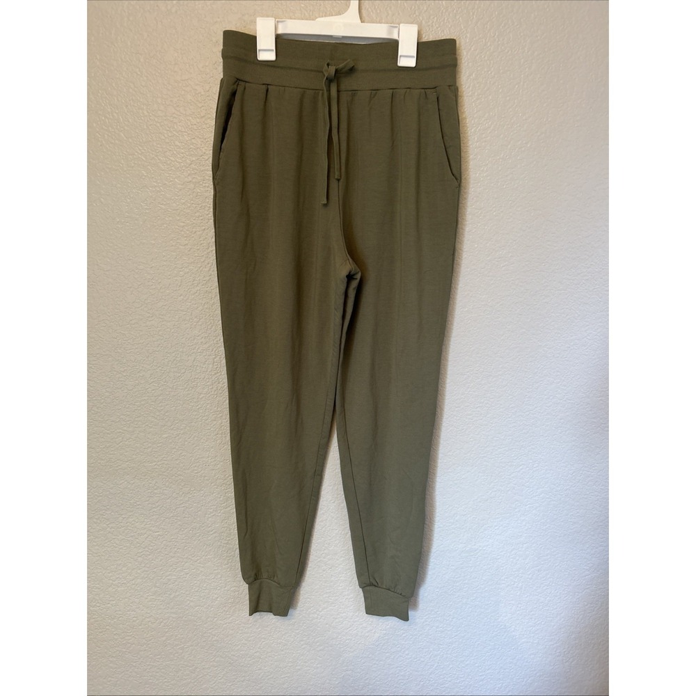 Tavi Joggers Womens M Cozy Green Lounge Pants Casual Pink PJs